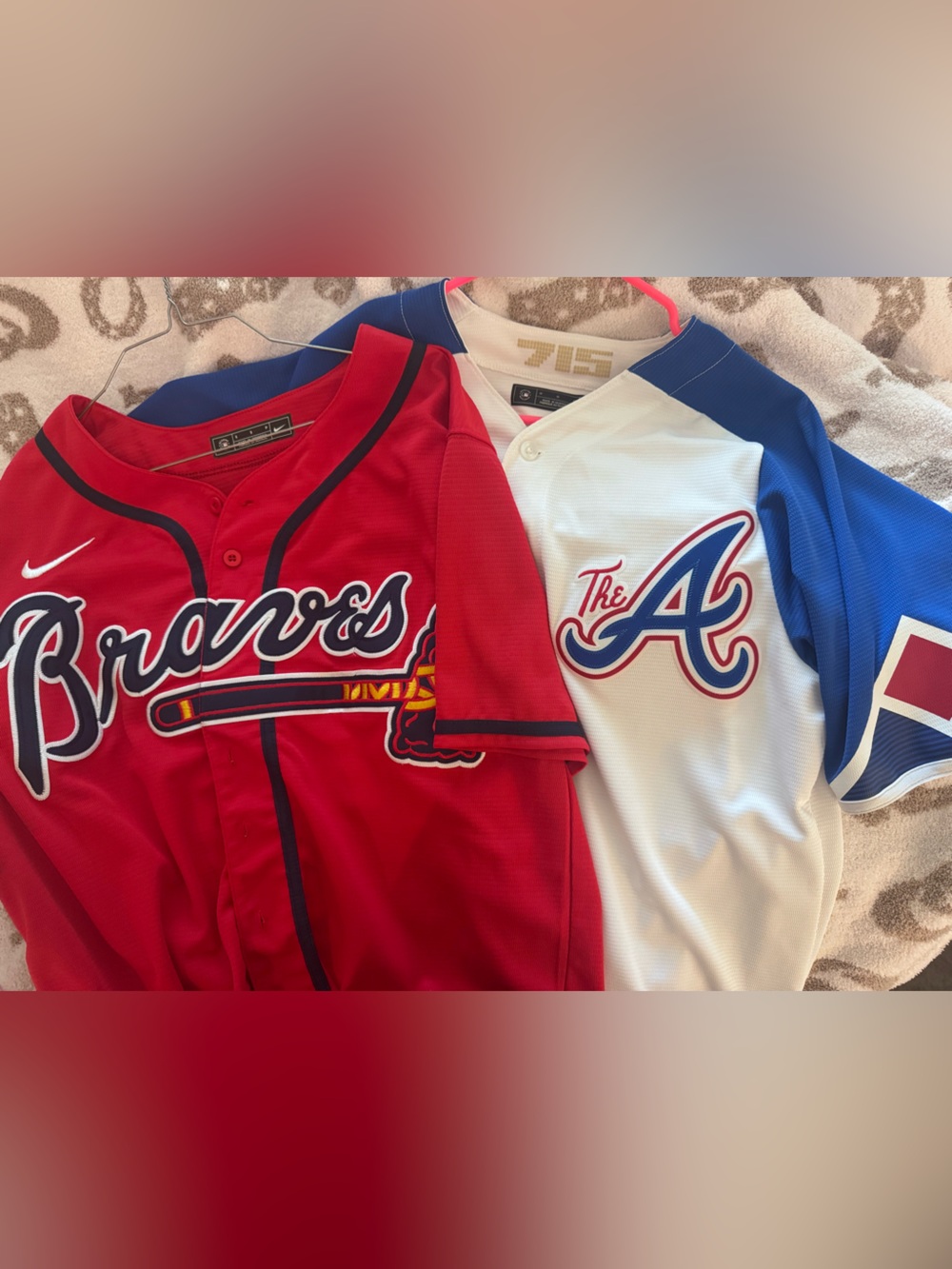 Nike ADULT Atlanta Braves Baseball Jersey Bundle